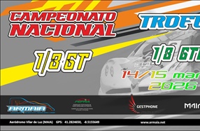 1ª Prova do Campeonato Nacional 1/8 GT e Trofeu 1/8 GTE